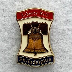 🔮‎ 5/$25 Vintage Philadelphia Liberty Bell Pin